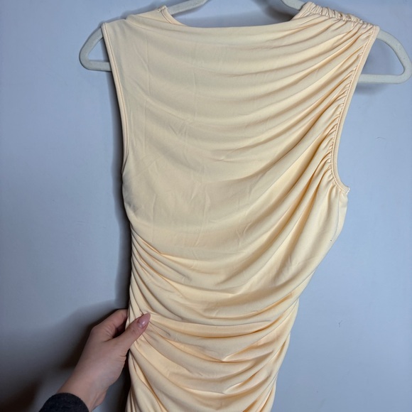 J. Crew Ruched Shell Top XS Yellow - Picture 8 of 9